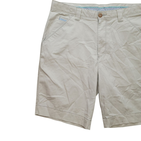 Caribbean Men's Chino Shorts Size 34 Inseam 10" Excellent Condition - Picture 3 of 8